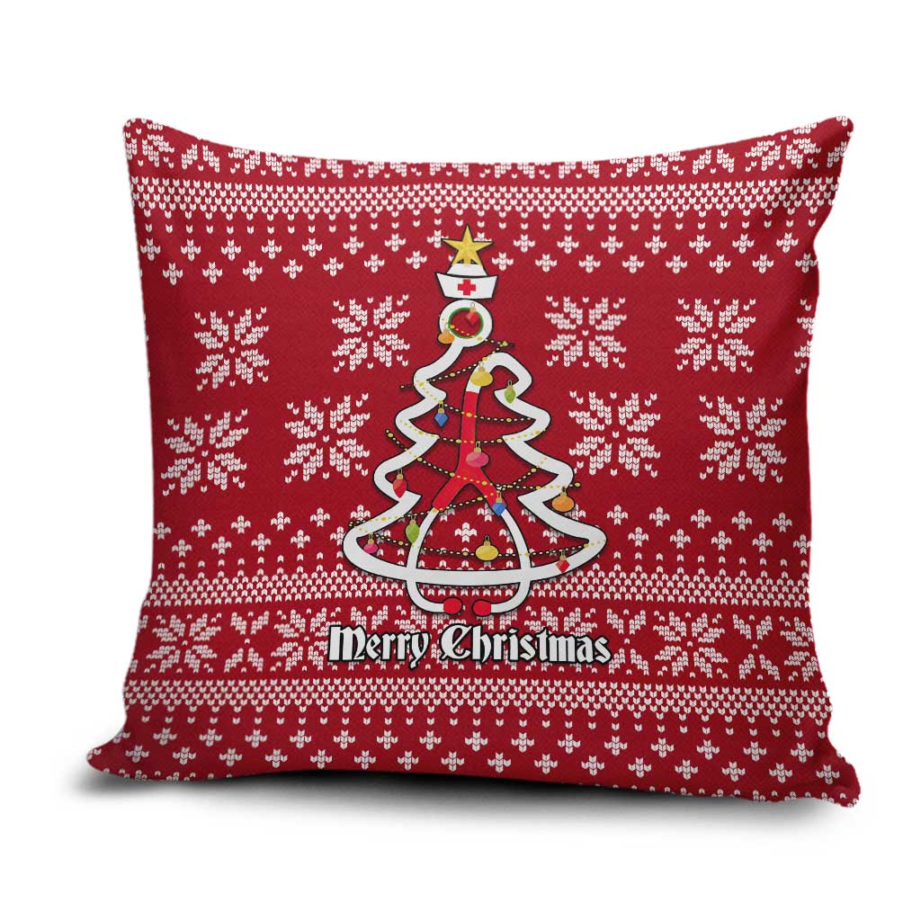 Nurse Merry Christmas Christmas Pillow Cover Xmas Holiday Patterns - Wonder Print Shop
