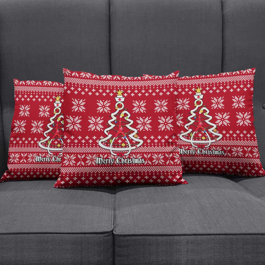 Nurse Merry Christmas Christmas Pillow Cover Xmas Holiday Patterns - Wonder Print Shop