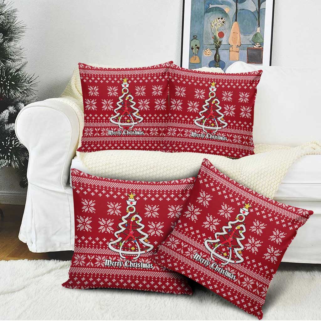 Nurse Merry Christmas Christmas Pillow Cover Xmas Holiday Patterns - Wonder Print Shop