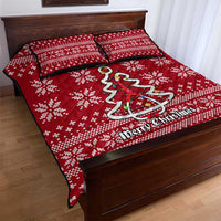 Nurse Merry Christmas Christmas Quilt Bed Set Xmas Holiday Patterns - Wonder Print Shop
