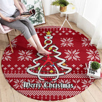 Nurse Merry Christmas Christmas Round Carpet Xmas Holiday Patterns - Wonder Print Shop
