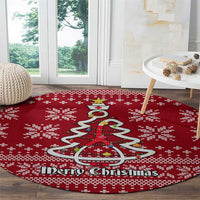 Nurse Merry Christmas Christmas Round Carpet Xmas Holiday Patterns - Wonder Print Shop