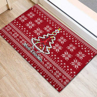 Nurse Merry Christmas Christmas Rubber Doormat Xmas Holiday Patterns - Wonder Print Shop