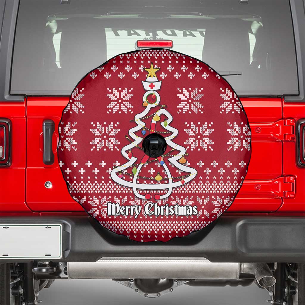 Nurse Merry Christmas Christmas Spare Tire Cover Xmas Holiday Patterns - Wonder Print Shop