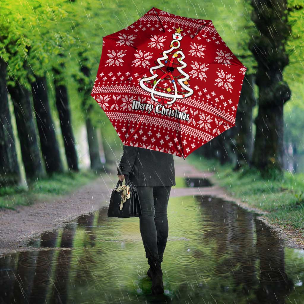 Nurse Merry Christmas Christmas Umbrella Xmas Holiday Patterns - Wonder Print Shop