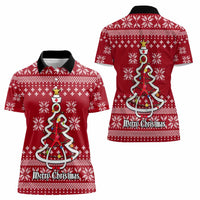 Nurse Merry Christmas Christmas Women Polo Shirt Xmas Holiday Patterns - Wonder Print Shop