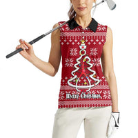 Nurse Merry Christmas Christmas Women Sleeveless Polo Shirt Xmas Holiday Patterns - Wonder Print Shop