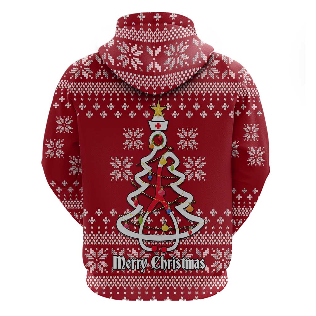 Nurse Merry Christmas Christmas Zip Hoodie Xmas Holiday Patterns - Wonder Print Shop