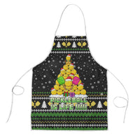 PickleBall Is Life Christmas Apron Xmas Holiday Patterns - Wonder Print Shop