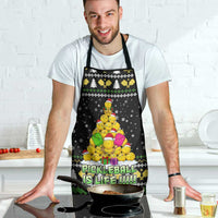 PickleBall Is Life Christmas Apron Xmas Holiday Patterns - Wonder Print Shop