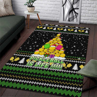PickleBall Is Life Christmas Area Rug Xmas Holiday Patterns - Wonder Print Shop