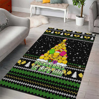 PickleBall Is Life Christmas Area Rug Xmas Holiday Patterns - Wonder Print Shop