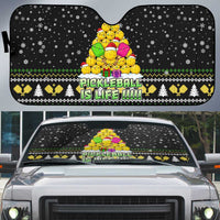 PickleBall Is Life Christmas Auto Sun Shade Xmas Holiday Patterns - Wonder Print Shop