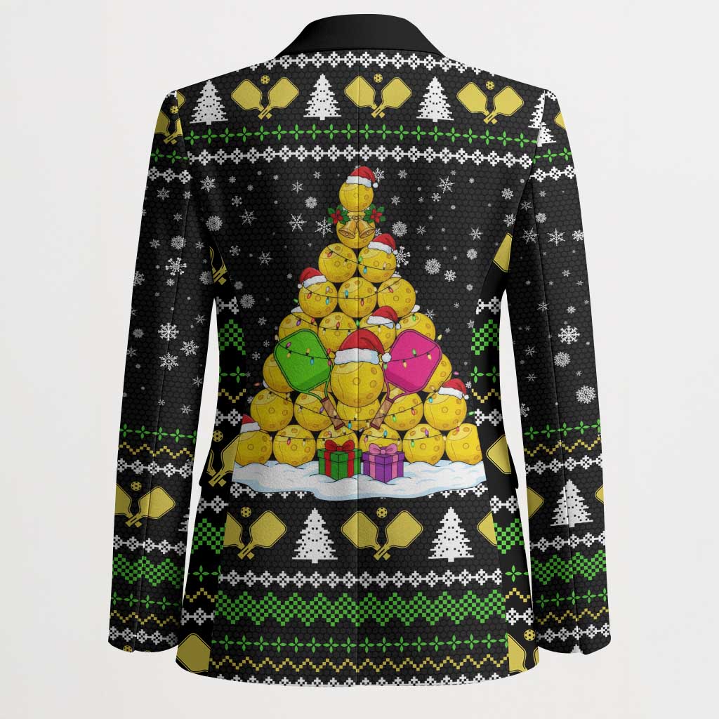 PickleBall Is Life Christmas Blazer Xmas Holiday Patterns - Wonder Print Shop