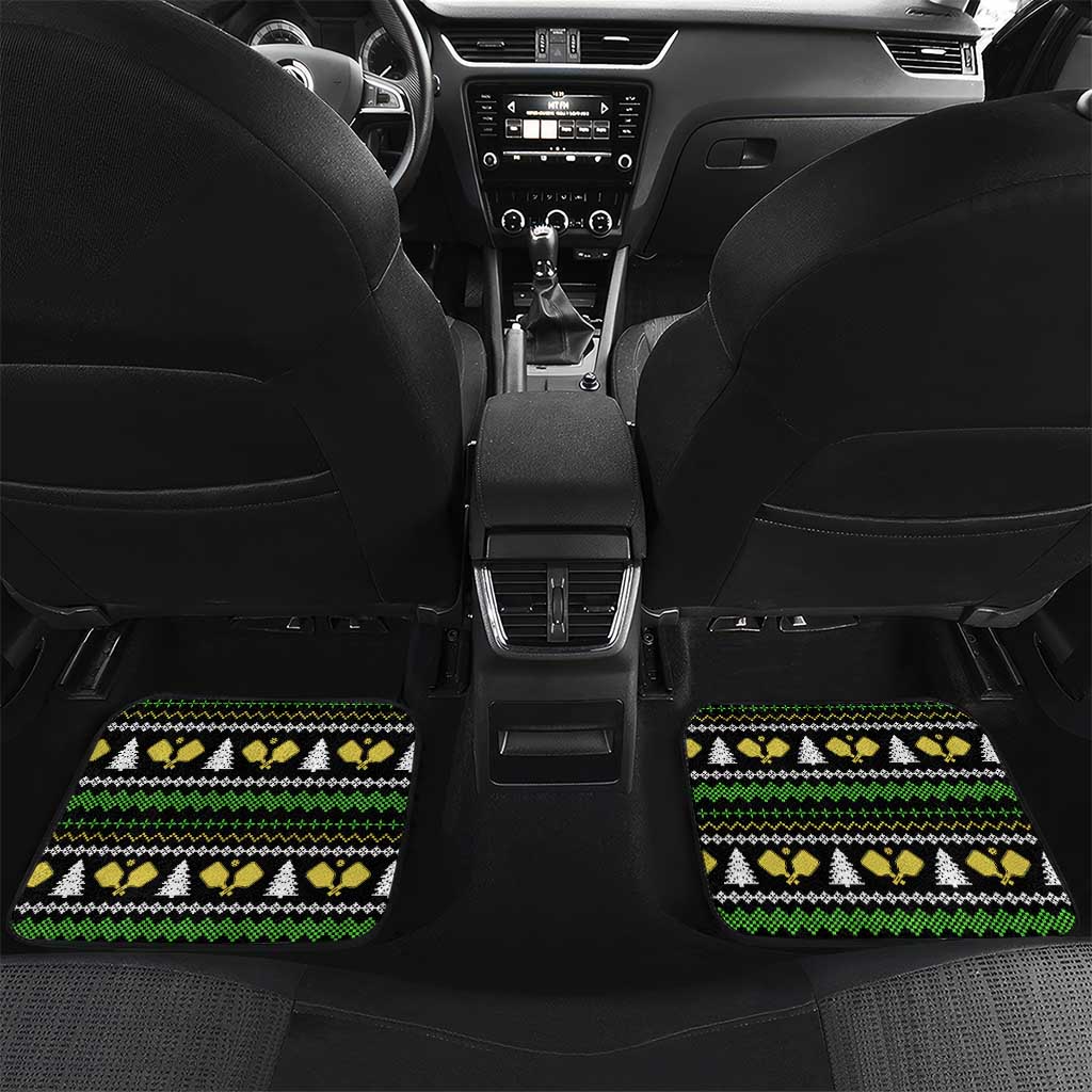 PickleBall Is Life Christmas Car Mats Xmas Holiday Patterns - Wonder Print Shop