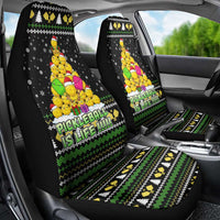 PickleBall Is Life Christmas Car Seat Cover Xmas Holiday Patterns - Wonder Print Shop