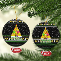 PickleBall Is Life Christmas Ceramic Ornament Xmas Holiday Patterns - Wonder Print Shop