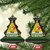 PickleBall Is Life Christmas Ceramic Ornament Xmas Holiday Patterns - Wonder Print Shop