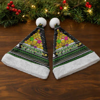 PickleBall Is Life Christmas Santa Hat Xmas Holiday Patterns - Wonder Print Shop