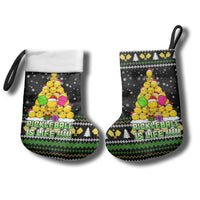 PickleBall Is Life Christmas Stocking Xmas Holiday Patterns - Wonder Print Shop