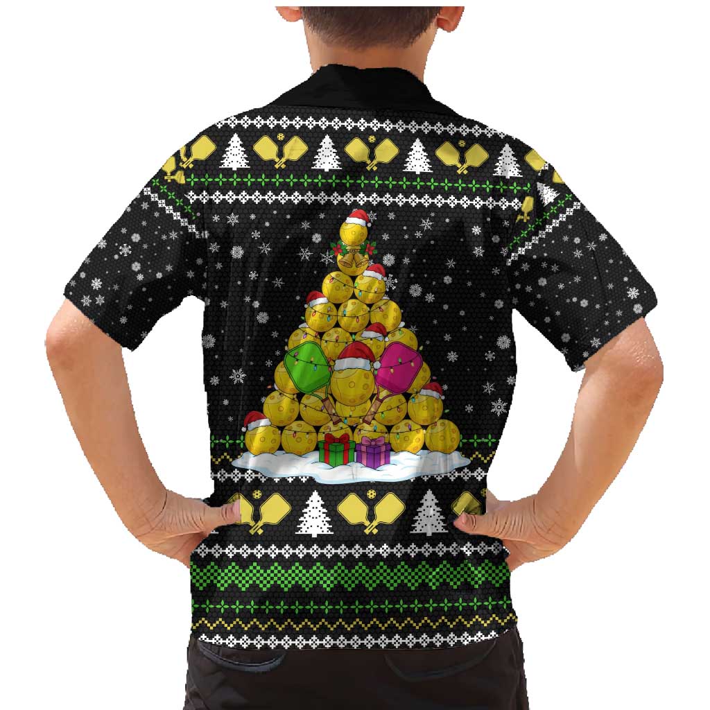 PickleBall Is Life Christmas Family Matching Mermaid Dress and Hawaiian Shirt Xmas Holiday Patterns - Wonder Print Shop