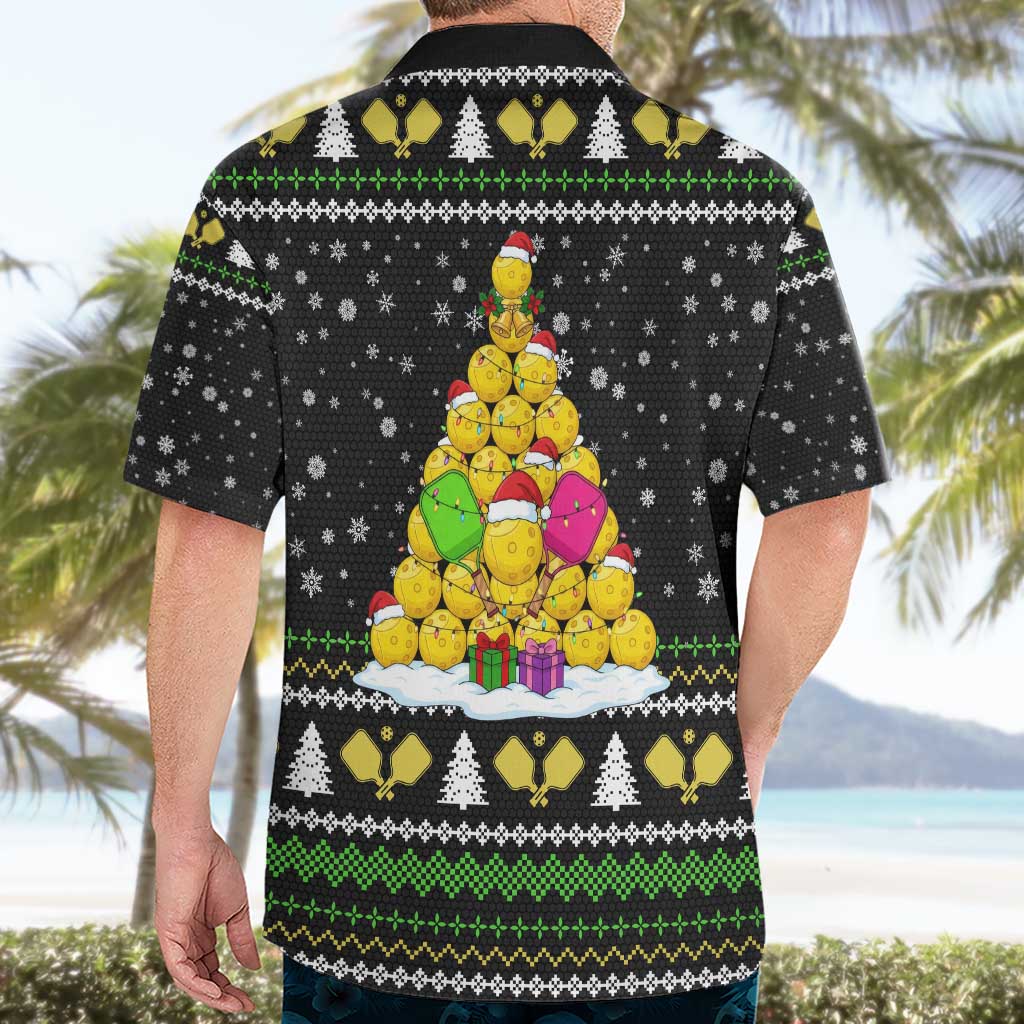 PickleBall Is Life Christmas Hawaiian Shirt Xmas Holiday Patterns - Wonder Print Shop