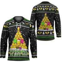PickleBall Is Life Christmas Hockey Jersey Xmas Holiday Patterns - Wonder Print Shop