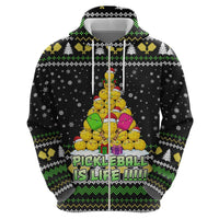 PickleBall Is Life Christmas Hoodie Xmas Holiday Patterns - Wonder Print Shop