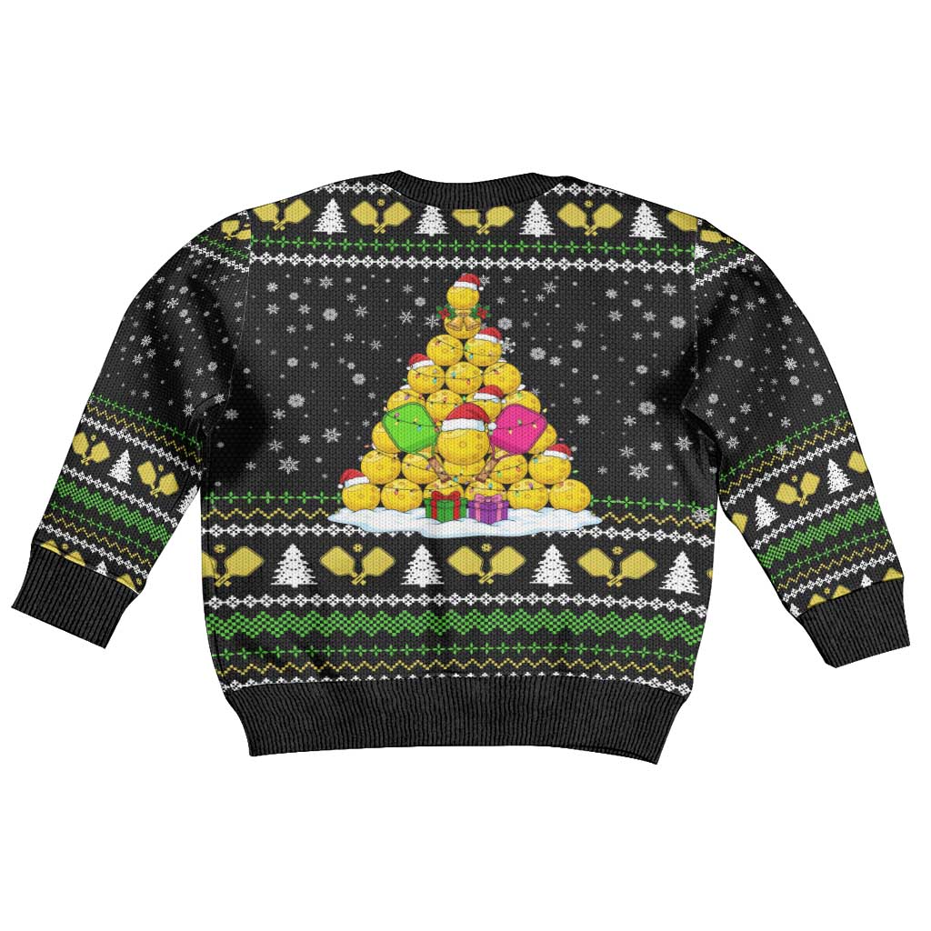 PickleBall Is Life Christmas Kid Ugly Christmas Sweater Xmas Holiday Patterns - Wonder Print Shop