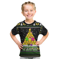 PickleBall Is Life Christmas Kid T Shirt Xmas Holiday Patterns - Wonder Print Shop