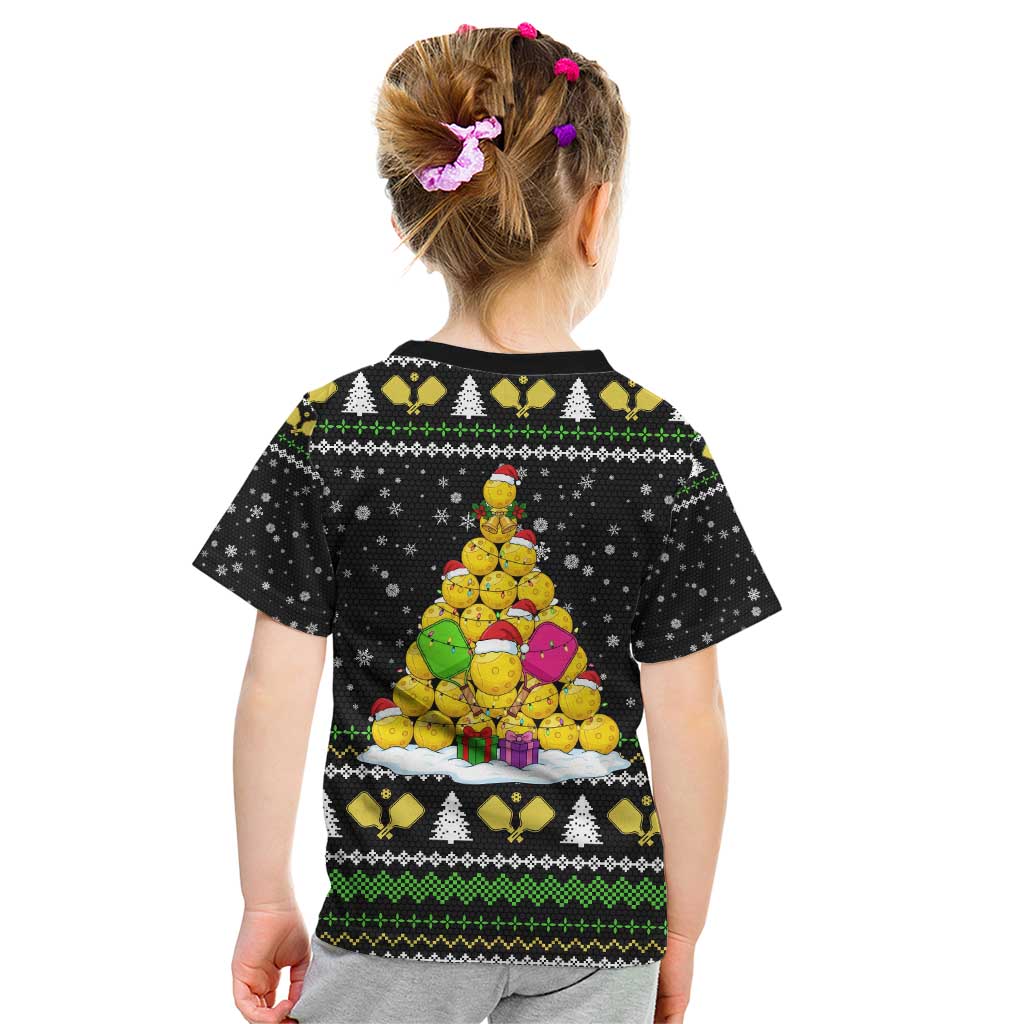 PickleBall Is Life Christmas Kid T Shirt Xmas Holiday Patterns - Wonder Print Shop