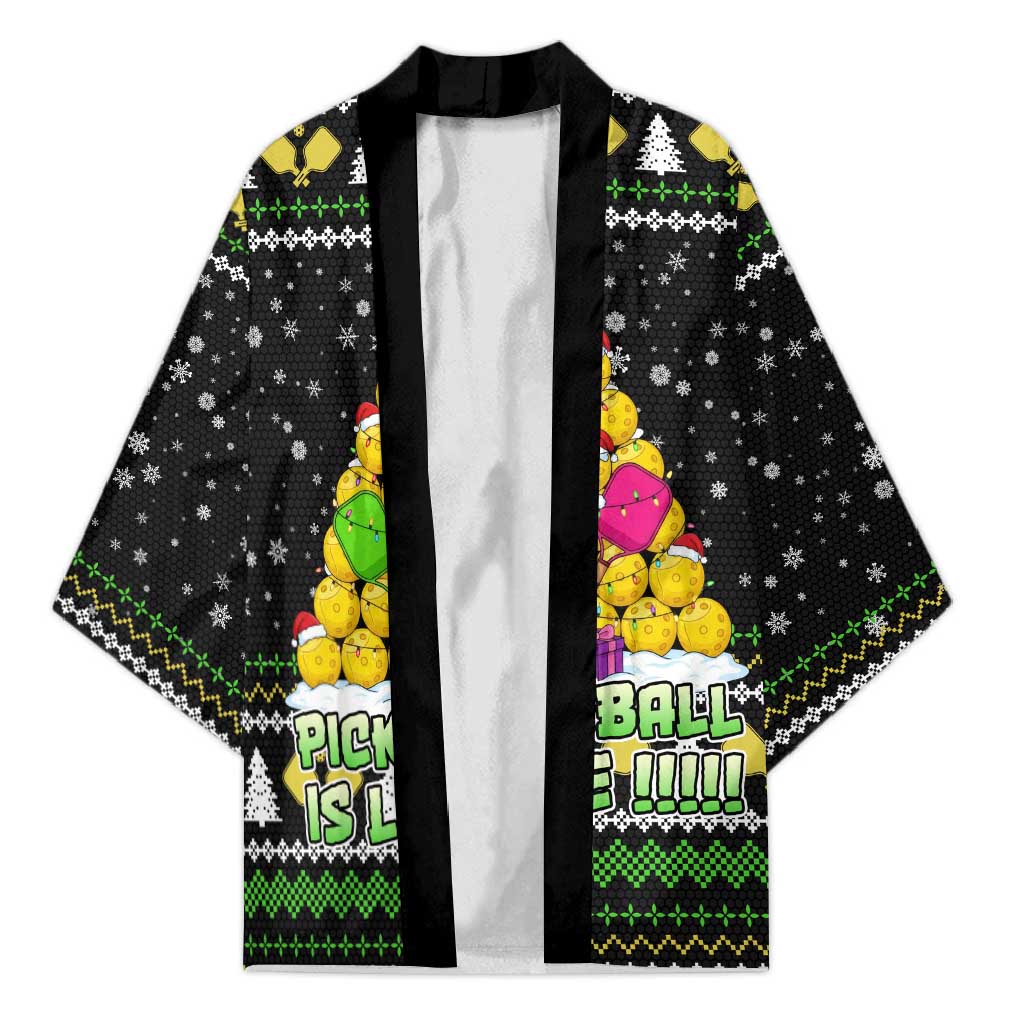 PickleBall Is Life Christmas Kimono Xmas Holiday Patterns - Wonder Print Shop