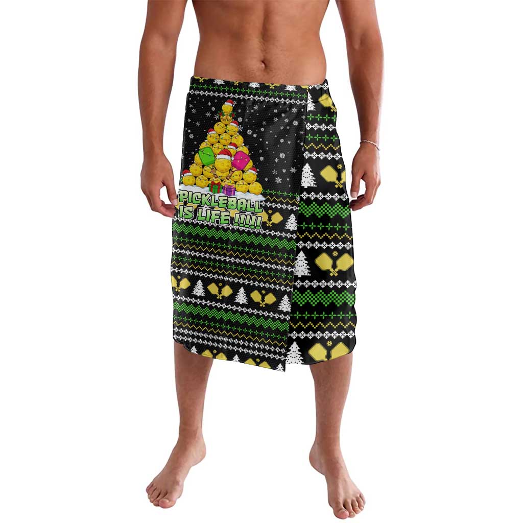 PickleBall Is Life Christmas Lavalava Xmas Holiday Patterns - Wonder Print Shop