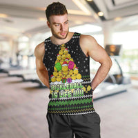 PickleBall Is Life Christmas Men Tank Top Xmas Holiday Patterns - Wonder Print Shop