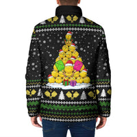 PickleBall Is Life Christmas Padded Jacket Xmas Holiday Patterns - Wonder Print Shop