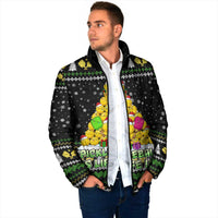 PickleBall Is Life Christmas Padded Jacket Xmas Holiday Patterns - Wonder Print Shop