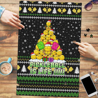 PickleBall Is Life Christmas Puzzle Xmas Holiday Patterns - Wonder Print Shop