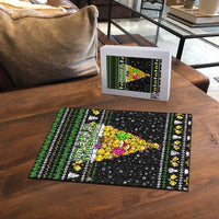 PickleBall Is Life Christmas Puzzle Xmas Holiday Patterns - Wonder Print Shop
