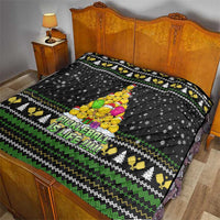 PickleBall Is Life Christmas Quilt Xmas Holiday Patterns - Wonder Print Shop