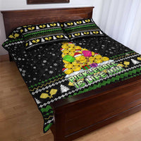 PickleBall Is Life Christmas Quilt Bed Set Xmas Holiday Patterns - Wonder Print Shop