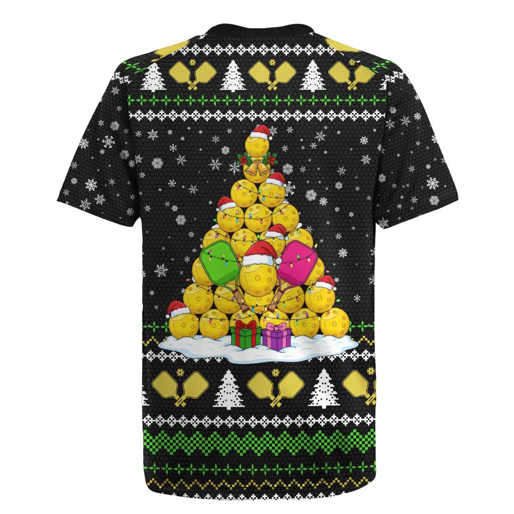PickleBall Is Life Christmas Rugby Jersey Xmas Holiday Patterns - Wonder Print Shop