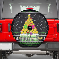 PickleBall Is Life Christmas Spare Tire Cover Xmas Holiday Patterns - Wonder Print Shop