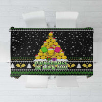 PickleBall Is Life Christmas Tablecloth Xmas Holiday Patterns - Wonder Print Shop