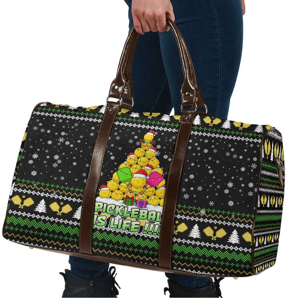 PickleBall Is Life Christmas Travel Bag Xmas Holiday Patterns - Wonder Print Shop
