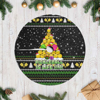 PickleBall Is Life Christmas Tree Skirt Xmas Holiday Patterns - Wonder Print Shop