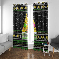 PickleBall Is Life Christmas Window Curtain Xmas Holiday Patterns - Wonder Print Shop