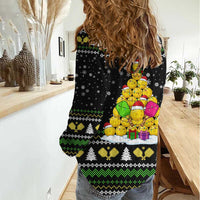 PickleBall Is Life Christmas Women Casual Shirt Xmas Holiday Patterns - Wonder Print Shop