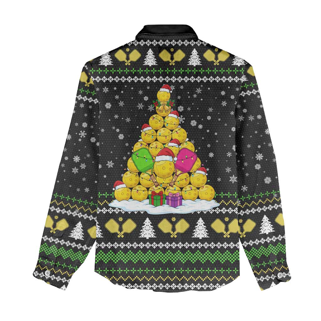 PickleBall Is Life Christmas Women Casual Shirt Xmas Holiday Patterns - Wonder Print Shop
