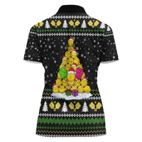 PickleBall Is Life Christmas Women Polo Shirt Xmas Holiday Patterns - Wonder Print Shop