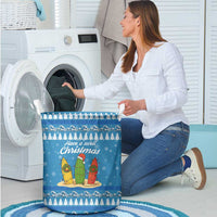 Surfer Swell Christmas Laundry Basket Xmas Holiday Patterns - Wonder Print Shop